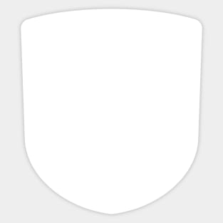 B1000 coat of arms (white) Sticker